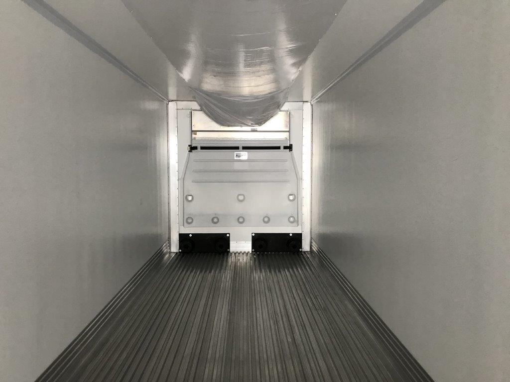 Interior of empty reefer van